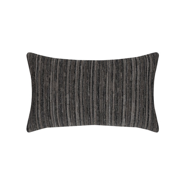 ElaineSmith Luxe Stripe Lumbar Outdoor Rectangular Sunbrella® Pillow